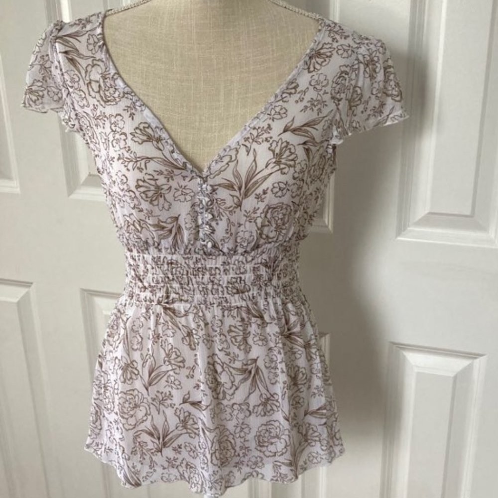 Sydney Tyler Floral Print Blouse